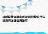 輕粉是什么玩意啊介紹(輕粉是什么玩意啊詳細情況如何)