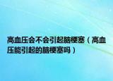 高血壓會(huì)不會(huì)引起腦梗塞（高血壓能引起的腦梗塞嗎）