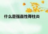什么是強(qiáng)直性脊柱炎