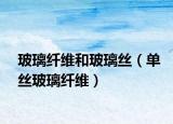 玻璃纖維和玻璃絲（單絲玻璃纖維）