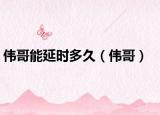 偉哥能延時(shí)多久（偉哥）