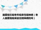 腦萎縮引起老年癡呆性精神?。ɡ先四X萎縮癡呆能住精神病院?jiǎn)幔? /></span></a>
                        <h2><a href=