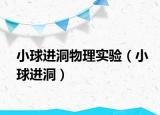 小球進(jìn)洞物理實(shí)驗(yàn)（小球進(jìn)洞）