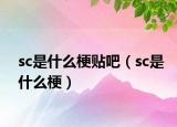 sc是什么梗貼吧（sc是什么梗）