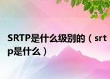 SRTP是什么級別的（srtp是什么）