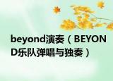 beyond演奏（BEYOND樂隊(duì)彈唱與獨(dú)奏）