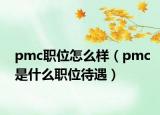 pmc職位怎么樣（pmc是什么職位待遇）