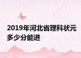 2019年河北省理科狀元多少分能進(jìn)