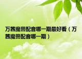 萬茜魔獸配音哪一期最好看（萬茜魔獸配音哪一期）