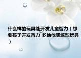 什么樣的玩具能開發(fā)兒童智力（想要孩子開發(fā)智力 多給他買這些玩具）