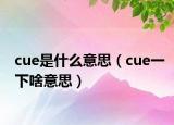 cue是什么意思（cue一下啥意思）