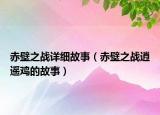 赤壁之戰(zhàn)詳細(xì)故事（赤壁之戰(zhàn)逍遙雞的故事）
