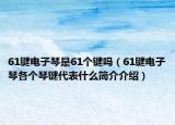 61鍵電子琴是61個鍵嗎（61鍵電子琴各個琴鍵代表什么簡介介紹）