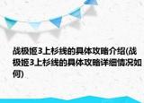 戰(zhàn)極姬3上杉線的具體攻略介紹(戰(zhàn)極姬3上杉線的具體攻略詳細情況如何)