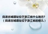 良渚古城遺址位于浙江省什么地方?（良渚古城遺址位于浙江省的哪兒）