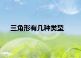 三角形有幾種類型