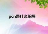 pcn是什么縮寫