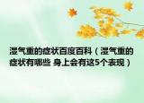 濕氣重的癥狀百度百科（濕氣重的癥狀有哪些 身上會(huì)有這5個(gè)表現(xiàn)）