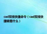 cad雙線快捷命令（cad雙線快捷鍵是什么）