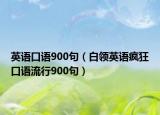 英語口語900句（白領英語瘋狂口語流行900句）