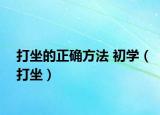 打坐的正確方法 初學(xué)（打坐）