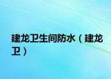 建龍衛(wèi)生間防水（建龍衛(wèi)）