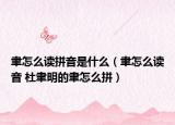 聿怎么讀拼音是什么（聿怎么讀音 杜聿明的聿怎么拼）