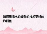 如何用流水釣鯽魚的技術(shù)更好的釣到魚