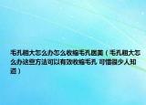 毛孔粗大怎么辦怎么收縮毛孔醫(yī)美（毛孔粗大怎么辦這些方法可以有效收縮毛孔 可惜很少人知道）