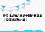 極限挑戰(zhàn)第六季第十期誰是臥底（極限挑戰(zhàn)第六季）