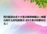 四川旅游必去十大景點(diǎn)推薦峨眉山（峨眉山有什么好玩的景點(diǎn) 這5個(gè)景點(diǎn)你都去過(guò)么）