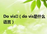 Do vis?（do vis是什么語言）