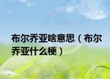 布爾喬亞啥意思（布爾喬亞什么梗）