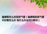 福睿斯怎么改雙排氣管（福睿斯的排氣管不好看怎么辦 有什么辦法可以解決）