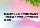 埃摩森獵頭工作（埃摩森獵頭視野下的2016人才供需 人才供需將走向何方）