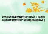 六級(jí)英語(yǔ)閱讀理解的技巧和方法（英語(yǔ)六級(jí)閱讀理解答題技巧 閱讀是其中的重點(diǎn)）
