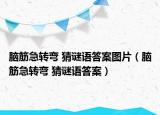 腦筋急轉(zhuǎn)彎 猜謎語(yǔ)答案圖片（腦筋急轉(zhuǎn)彎 猜謎語(yǔ)答案）