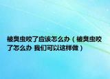 被臭蟲咬了應(yīng)該怎么辦（被臭蟲咬了怎么辦 我們可以這樣做）