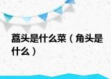 藠頭是什么菜（角頭是什么）