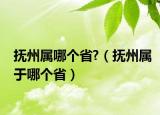 撫州屬哪個(gè)省?（撫州屬于哪個(gè)省）