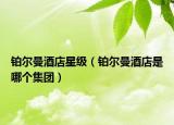 鉑爾曼酒店星級（鉑爾曼酒店是哪個集團(tuán)）
