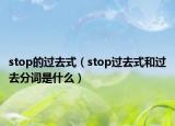 stop的過去式（stop過去式和過去分詞是什么）