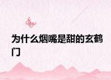 為什么煙嘴是甜的玄鶴門