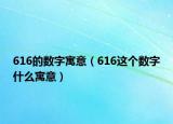 616的數(shù)字寓意（616這個數(shù)字什么寓意）