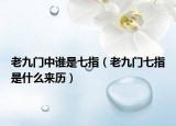 老九門中誰是七指（老九門七指是什么來歷）