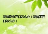 花蛤沒有開口怎么辦（花蛤不開口怎么辦）