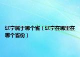 遼寧屬于哪個(gè)?。ㄟ|寧在哪里在哪個(gè)省份）