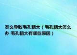 怎么導致毛孔粗大（毛孔粗大怎么辦 毛孔粗大有哪些原因）