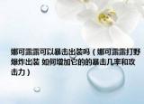 娜可露露可以暴擊出裝嗎（娜可露露打野爆炸出裝 如何增加它的的暴擊幾率和攻擊力）