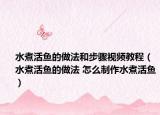 水煮活魚的做法和步驟視頻教程（水煮活魚的做法 怎么制作水煮活魚）